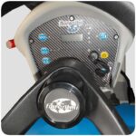 Dettaglio volante della Lavapavimenti Ecosmile
